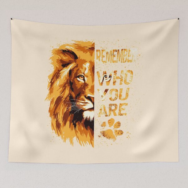 Item preview, Remember WHO YOU ARE Lion designed and sold by GreenSplash.