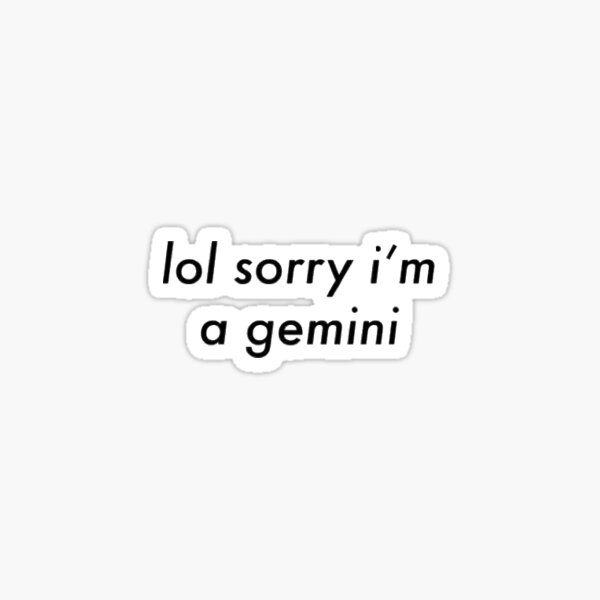Item preview, Gemini Aesthetic Sticker designed and sold by mollytealo.