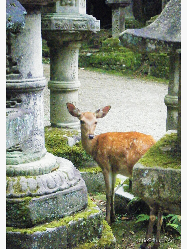 Thumbnail 3 of 3, Sticker, Nara 2 designed and sold by KatieSchutteArt.