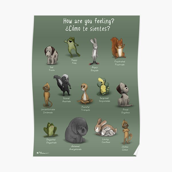 How Are You Feeling? English/Spanish Poster