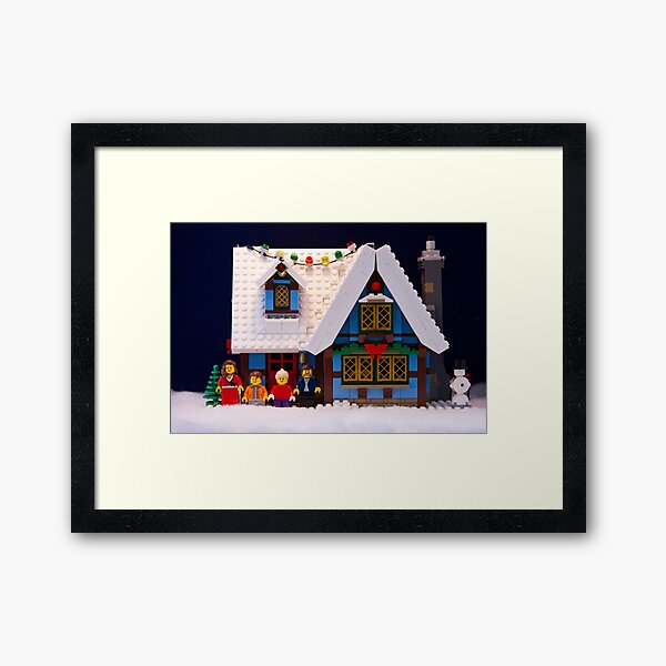 Family Christmas Framed Art Print