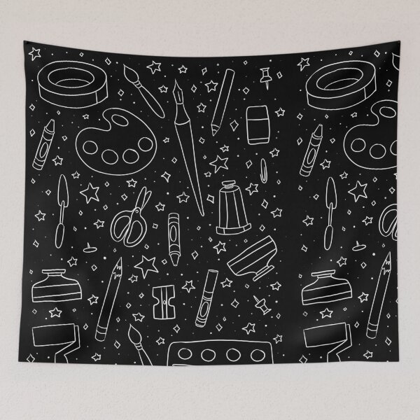 Item preview, Art Supplies Doodle designed and sold by Iridescentflow.