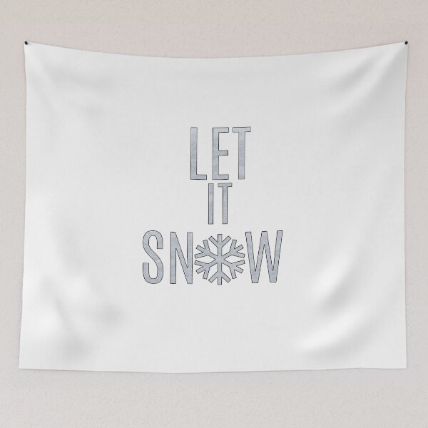 Item preview, Christmas Lovers' "Let it Snow" designed and sold by mulberrydragon.