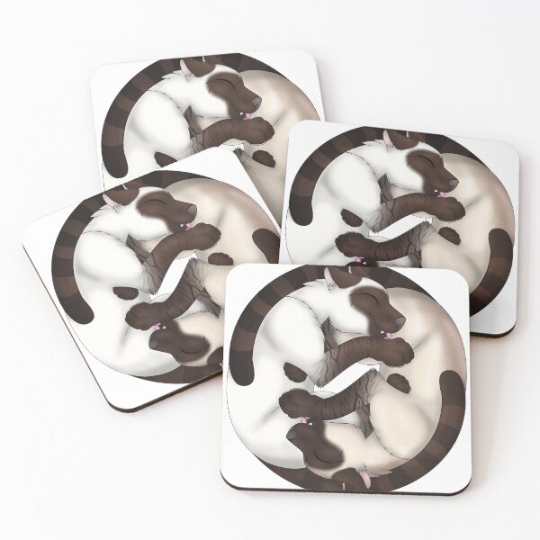 Item preview, Yin-Yang Cats: Seal Lynx Point designed and sold by spyroid101.