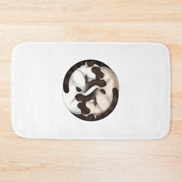 Item preview, Yin-Yang Cats: Seal Lynx Point designed and sold by spyroid101.