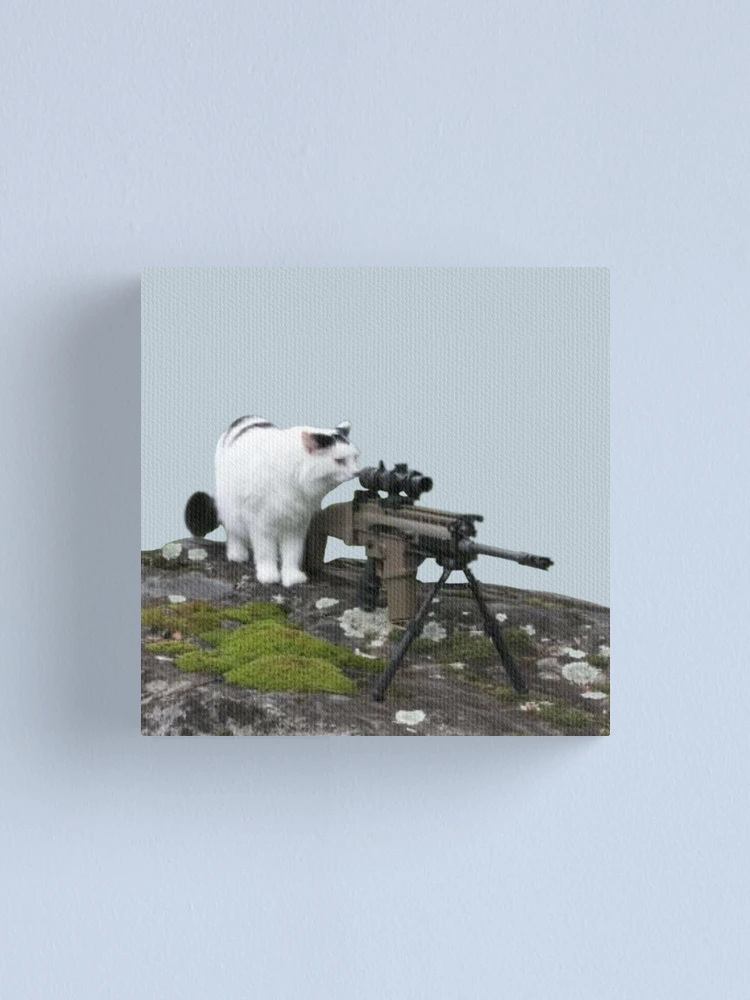 Cat loading icon meme Canvas Print for Sale by Goath