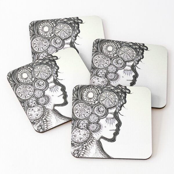 Item preview, Mandala Zen Girl designed and sold by amorninggrouch.
