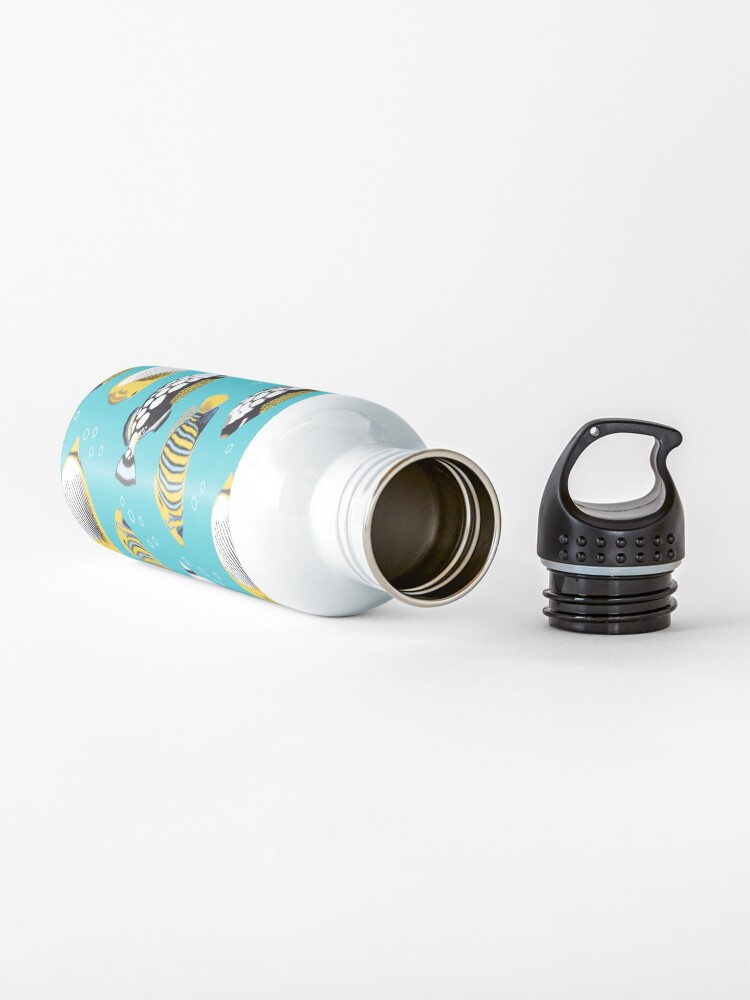 Alternate view of Tropical Fish in water (with stickers) Water Bottle