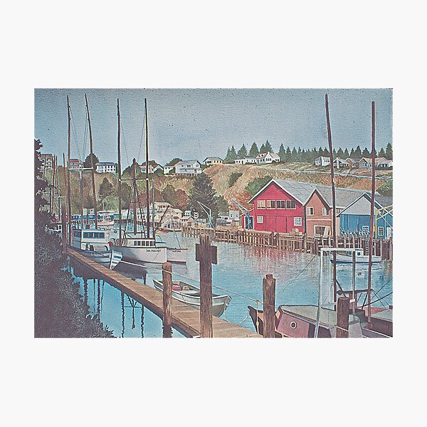 Item preview, Noyo Harbor 2 designed and sold by Sally Sargent.