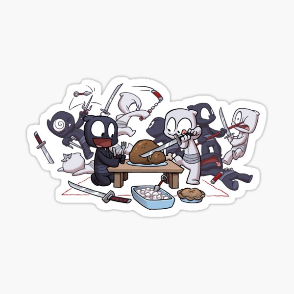 Ninja Holiday Sticker