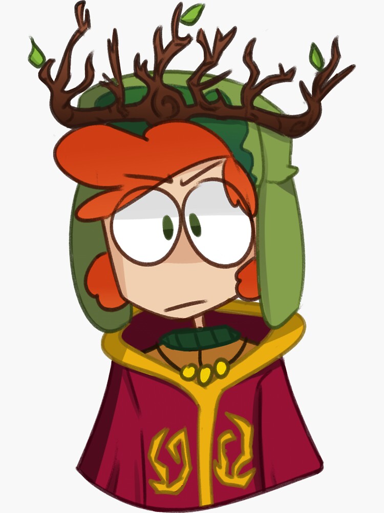 "Stick Of Truth Kyle Broflovski" Sticker by shallotart Redbubble