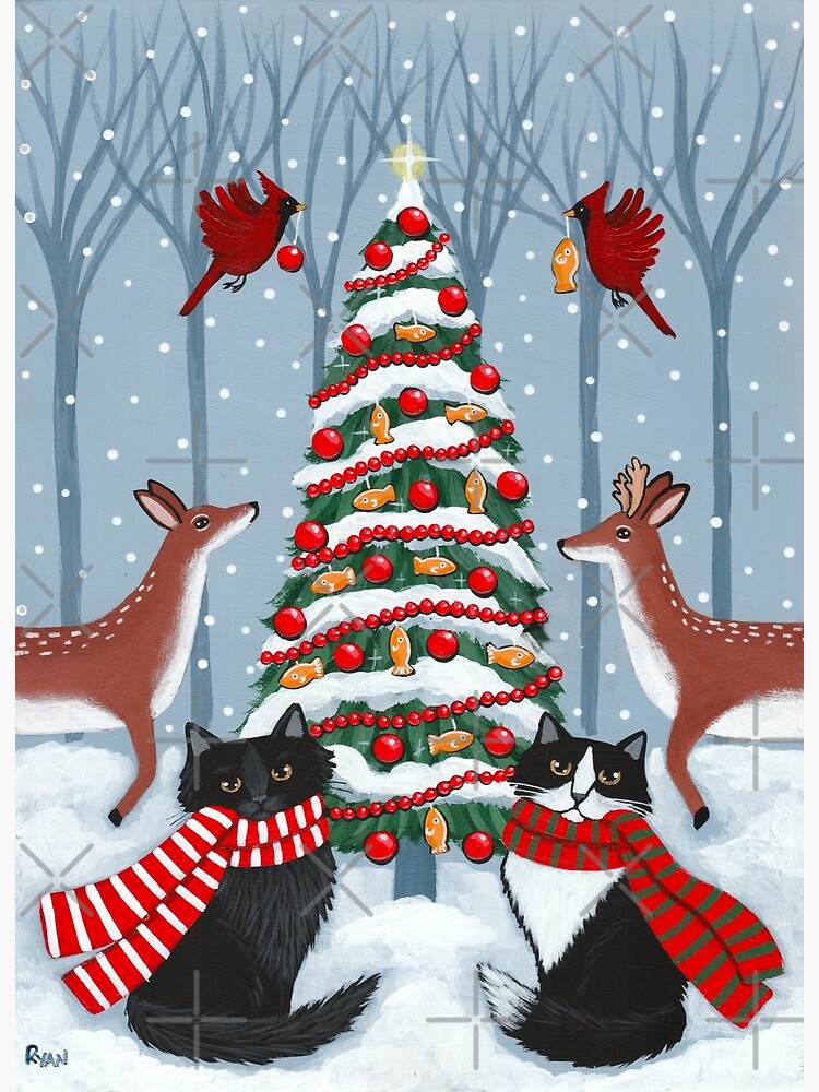 The Woodland Cats Christmas Tree