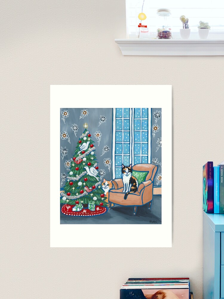 The Calico and Ginger Cats Christmas Tree!