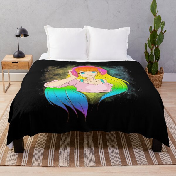 Item preview, Japanese Anime Girl Rainbow Punk Kawaii Manga designed and sold by perfectpresents.