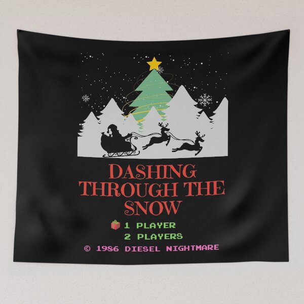 Item preview, Dashing Through The Snow Classic Video Game Title Screen designed and sold by Legit Hooligan.