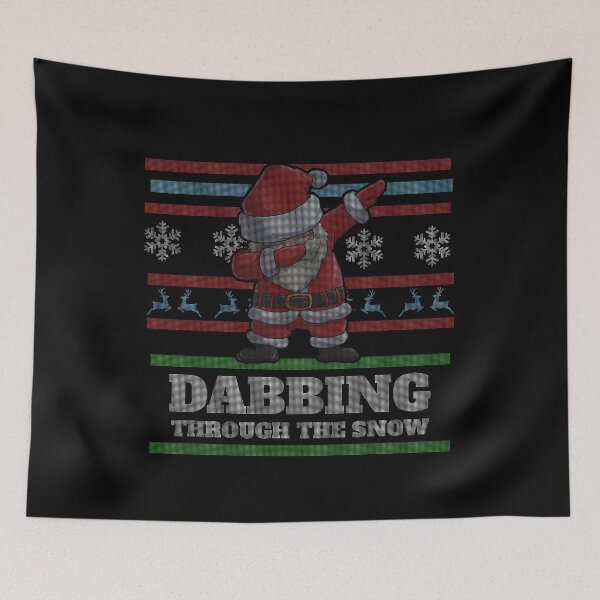 Item preview, EPIC Dabbing Santa ugly Christmas sweater design designed and sold by TryStar.