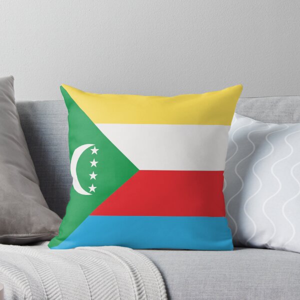 Item preview, World of Color Flags - Country Cushion- Flag of Comoros designed and sold by WorldColorFlags.
