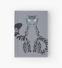 Minimalist Snow Leopard Hardcover Journal