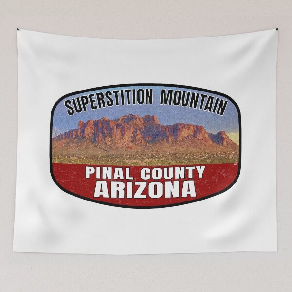 Item preview, Superstition Mountain Arizona Pinal County designed and sold by Travel Time.
