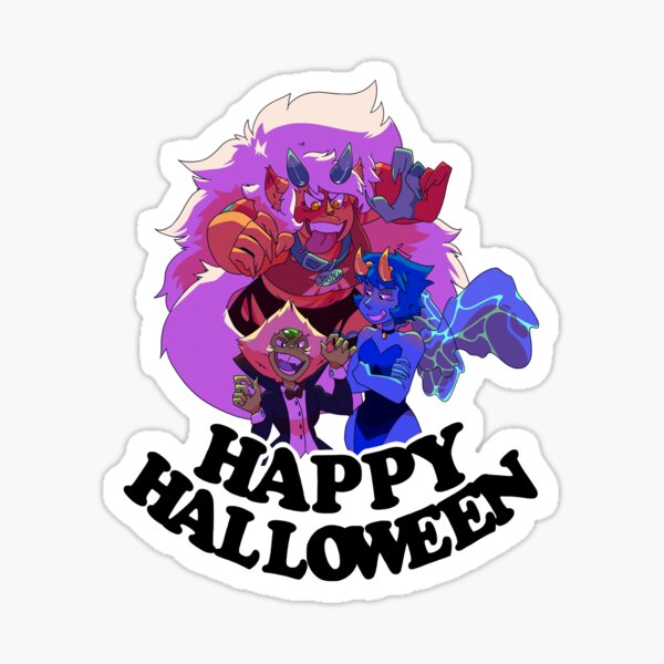 Happy Halloween from the Homeworld Gems Sticker