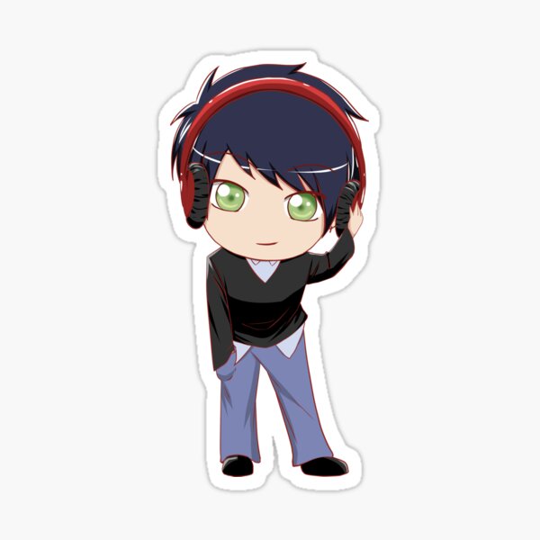 Headphone Boy from "My Cute Boyfriend" Sticker