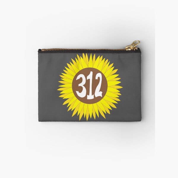 Item preview, Hand Drawn Illinois Sunflower 312 Area Code designed and sold by itsrturn.