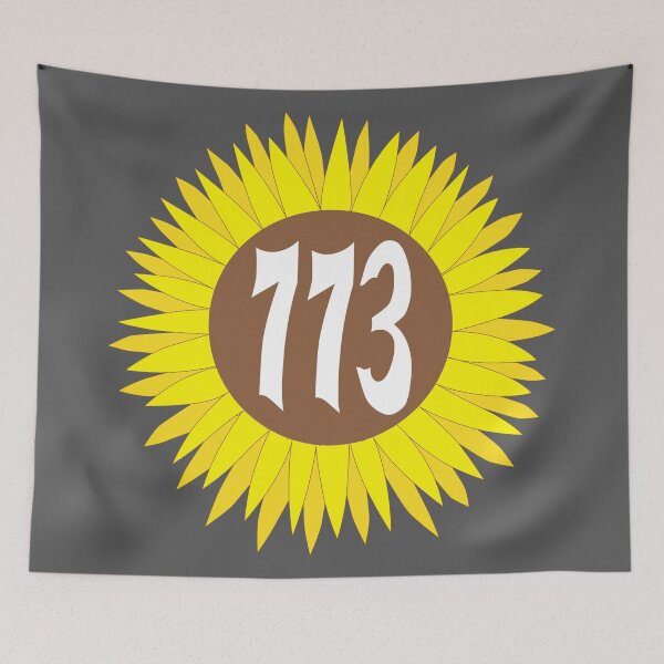 Item preview, Hand Drawn Illinois Sunflower 773 Area Code designed and sold by itsrturn.