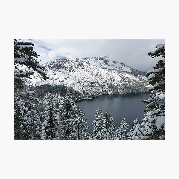 Fallen Leaf Lake and Mount Tallac Photographic Print