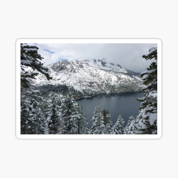 Fallen Leaf Lake and Mount Tallac Sticker