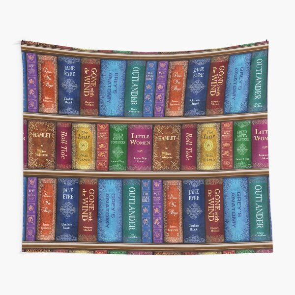 Teresa's Bookshelf Tapestry