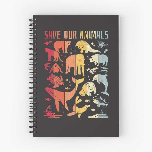 Item preview, Save The Animals - Endangered Animals Retro Design designed and sold by Bangtees.