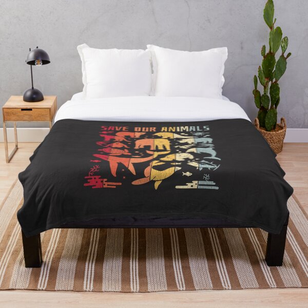 Item preview, Save The Animals - Endangered Animals Retro Design designed and sold by Bangtees.