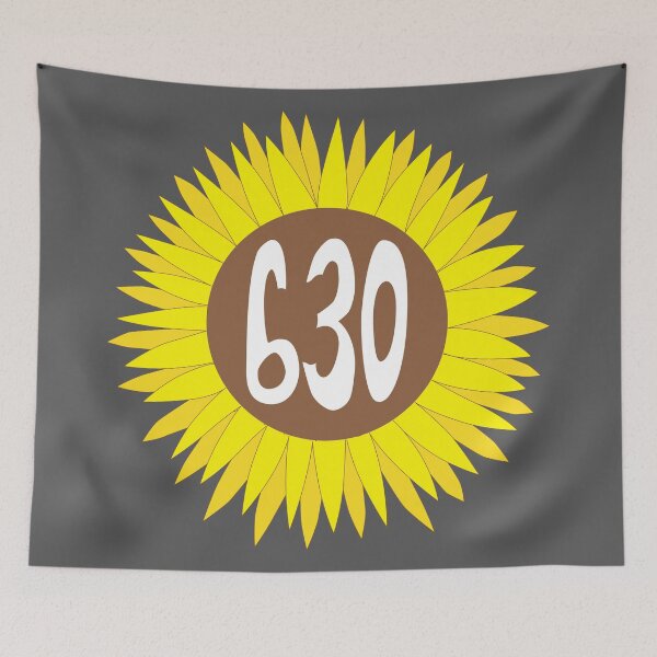 Item preview, Hand Drawn Illinois Sunflower 630 Area Code designed and sold by itsrturn.