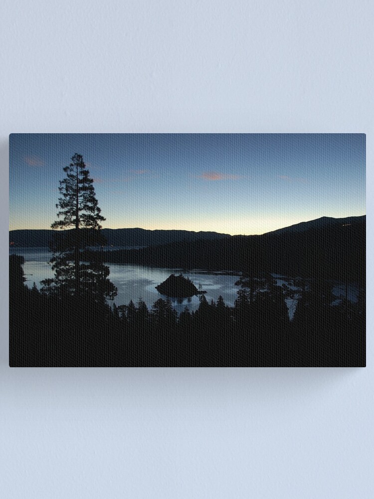 Alternate view of Emerald Bay in the Early Morning Canvas Print