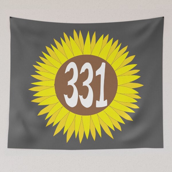 Item preview, Hand Drawn Illinois Sunflower 331 Area Code designed and sold by itsrturn.