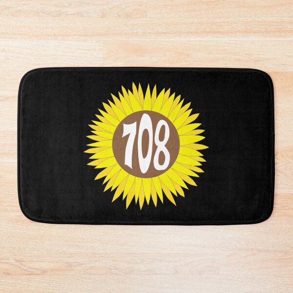 Item preview, Hand Drawn Illinois Sunflower 708 Area Code designed and sold by itsrturn.