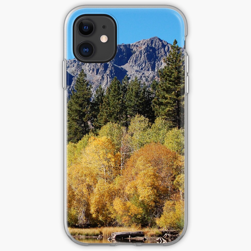 Mount Tallac and Golden Trembling Aspens iPhone Case & Cover
