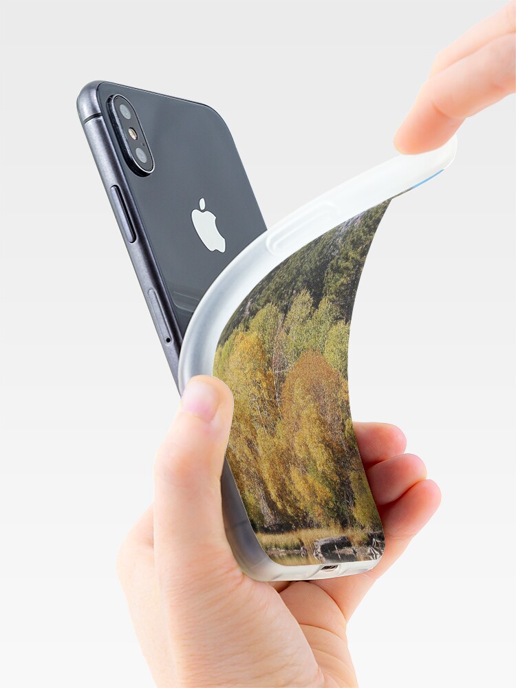 Alternate view of Mount Tallac and Golden Trembling Aspens iPhone Case & Cover