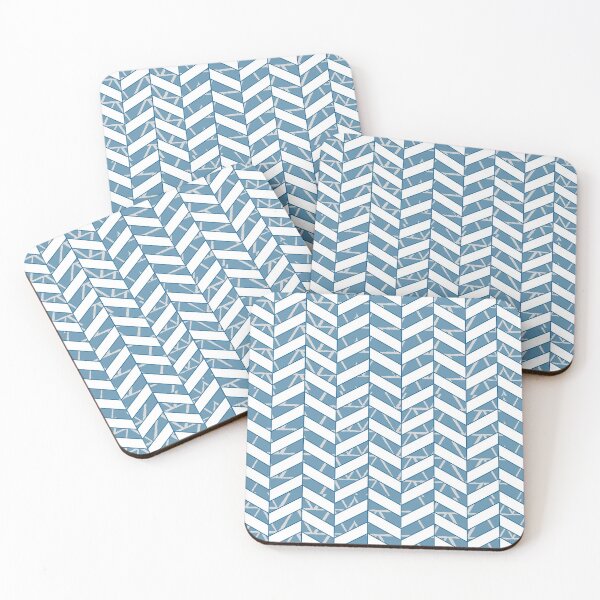 Item preview, Herringbone Blue Pattern designed and sold by NolkDesign.