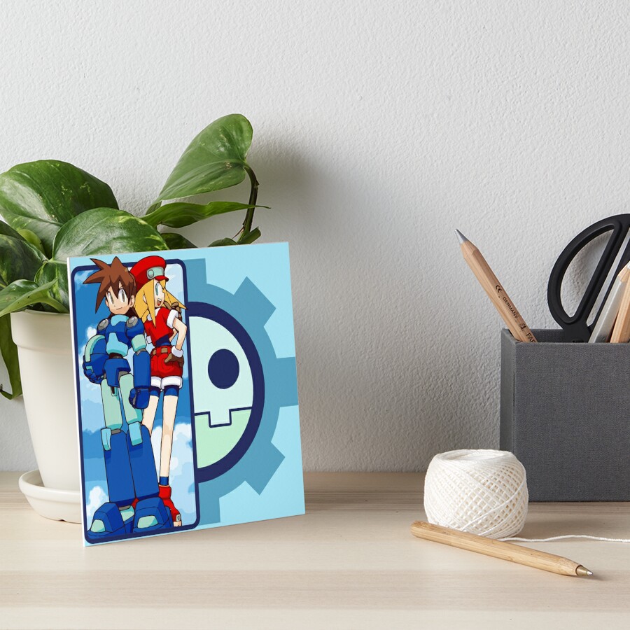 Mega Man Legends Volnutt Roll Version Art Board Print For Sale By SonnyBone Redbubble