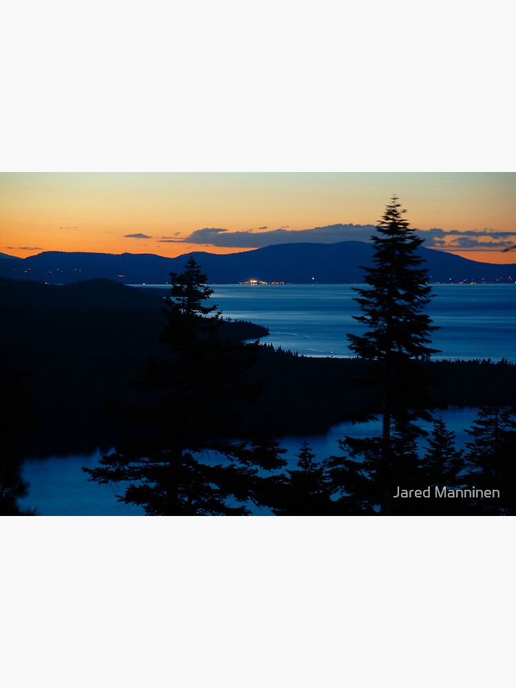 Lake Tahoe Sunset and View of North Shore by JaredManninen