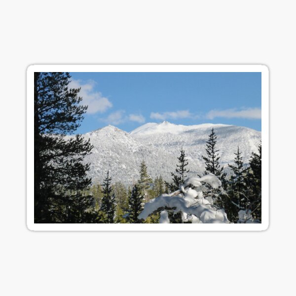 Snowy Freel Peak Sticker