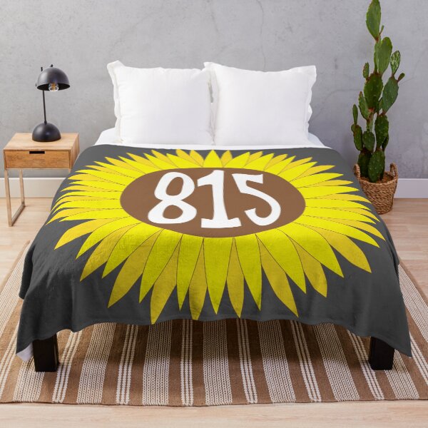 Item preview, Hand Drawn Illinois Sunflower 815 Area Code designed and sold by itsrturn.