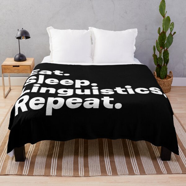 Item preview, Eat Sleep Linguistics Repeat designed and sold by teesaurus.