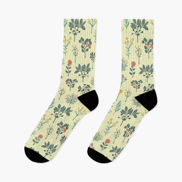 Item preview, Dainty Yellow, Red, Teal & Cream Floral Pattern designed and sold by somecallmebeth.