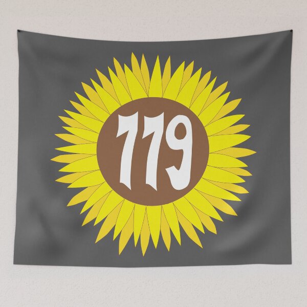 Item preview, Hand Drawn Illinois Sunflower 779 Area Code designed and sold by itsrturn.