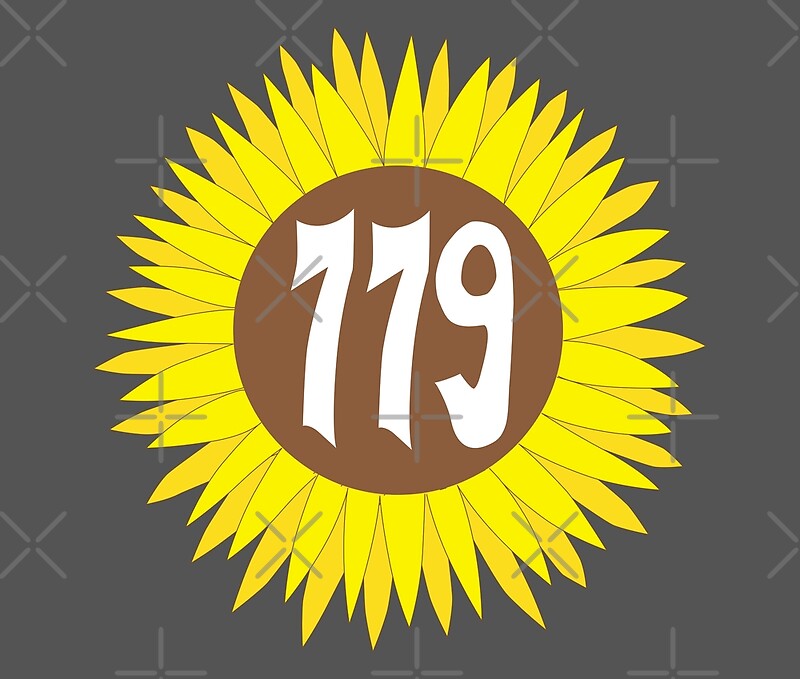 "Hand Drawn Illinois Sunflower 779 Area Code" by itsrturn | Redbubble