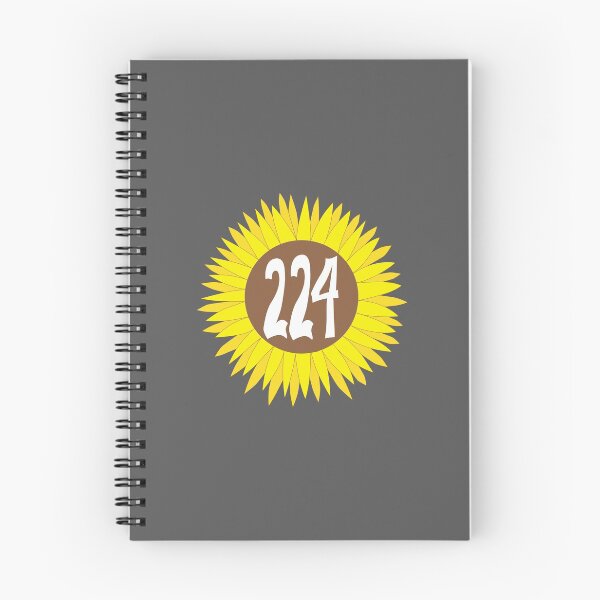 Item preview, Hand Drawn Illinois Sunflower 224 Area Code designed and sold by itsrturn.