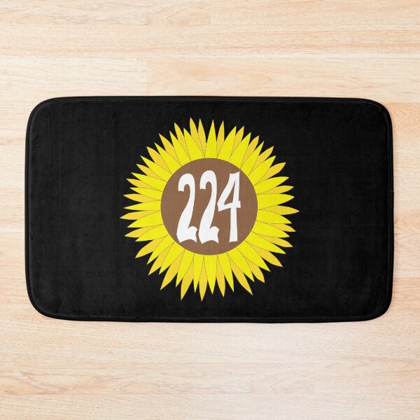 Item preview, Hand Drawn Illinois Sunflower 224 Area Code designed and sold by itsrturn.