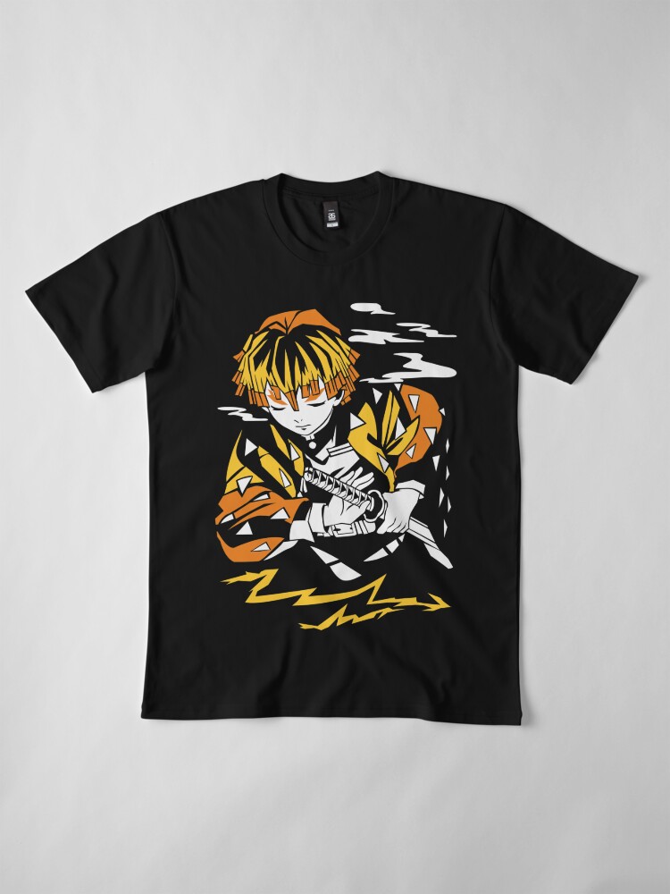 Zenitsu Agatsuma Kimetsu No Yaiba T Shirt By Hazelsolomon Redbubble 9058